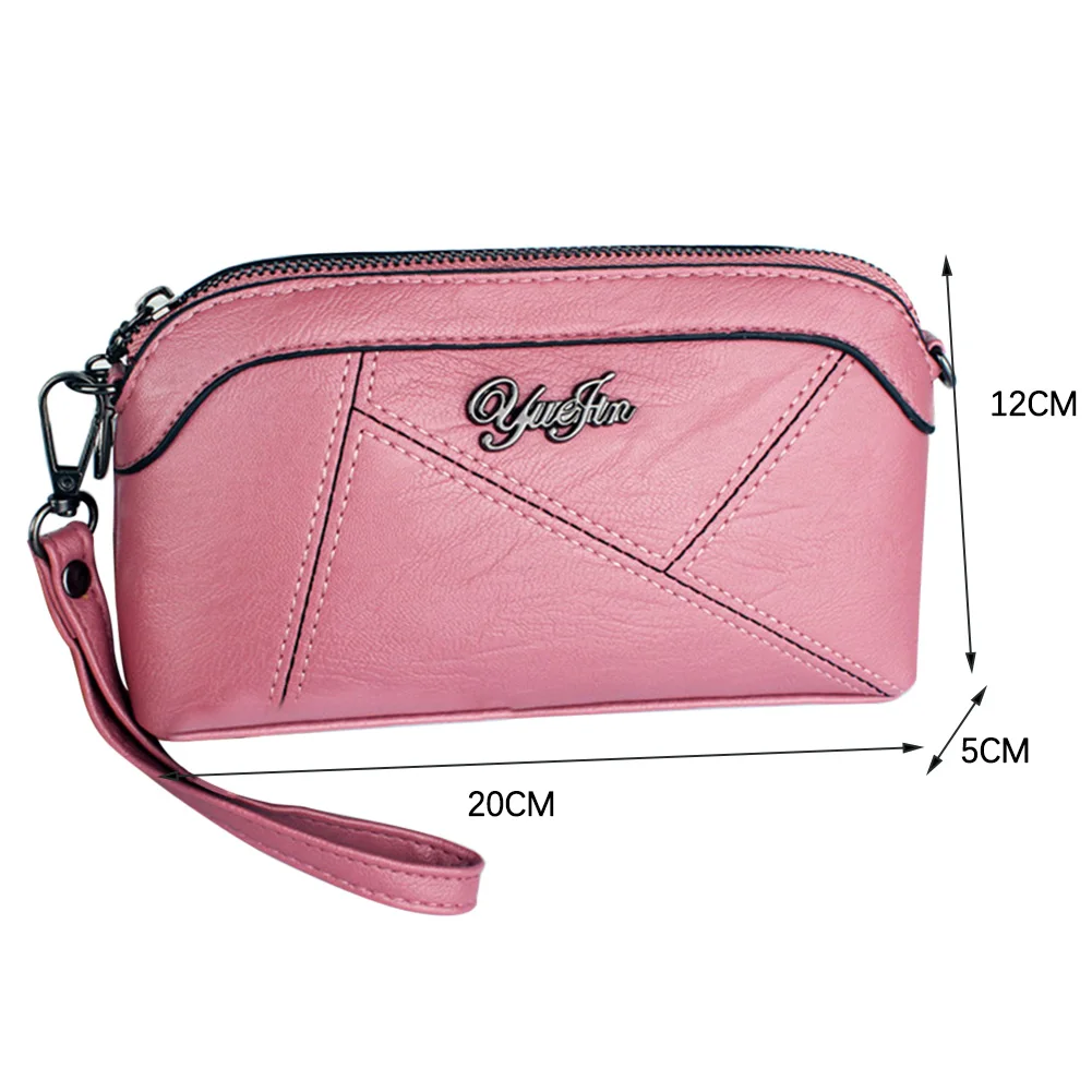 

Vintage Solid Color Shoulder Crossbody Bags Fashion Women PU Leather Messenger Bag Casual Ladies Purse Handbags Wristlet Bags