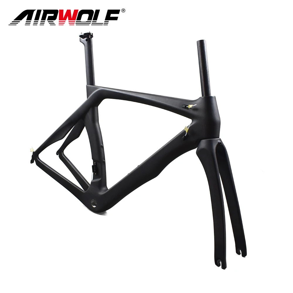 Accept OEM painting carbon road frame avaliable BSA/PF30/BB30 racing bike with U/V brake | Спорт и развлечения