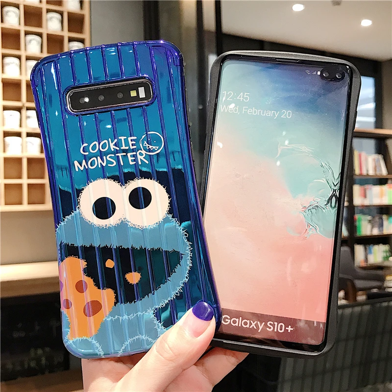 Ins мультфильм Улица Сезам для samsung g9 s8 s10 чехол телефона маленькая талия все