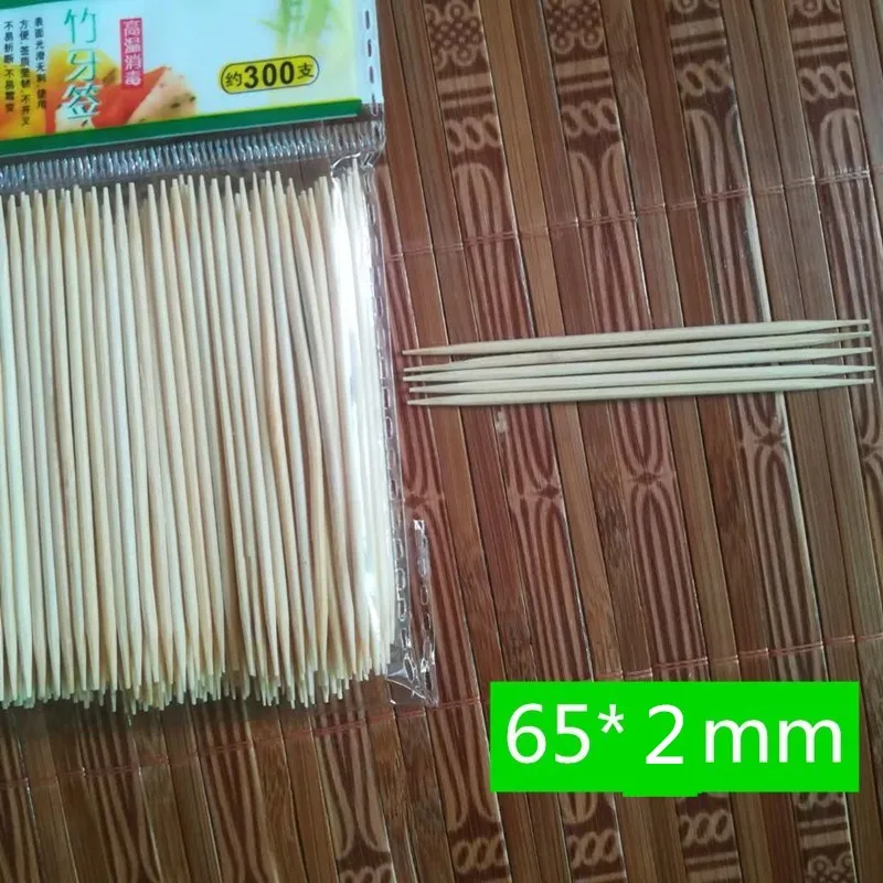 300 шт. зубочистки из натурального бамбука|Зубочистки| |