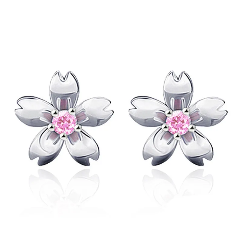 Персиковые креативные серьги в виде роз милые из розового камня японском и