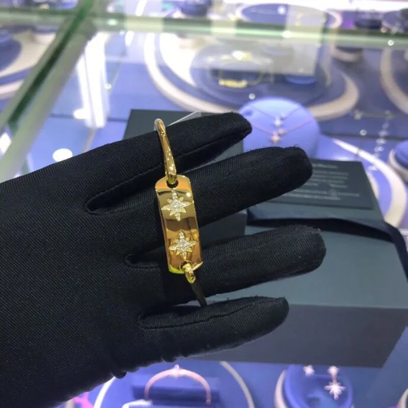 Новое поступление 2020 европейские классические браслеты со звездами брендовые