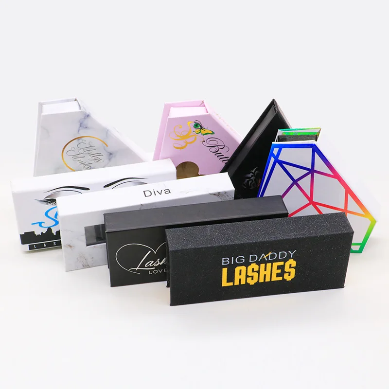 Чехол для ресниц из норки Mangodot 1 шт. Упаковка под заказ магнитные подарочные