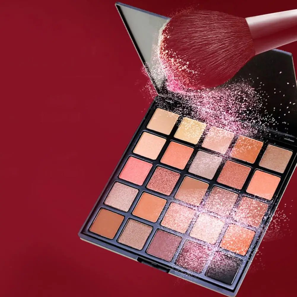 25 Цвета палитра теней для макияжа матовая блестящие тени глаз Эфирное Shimmer