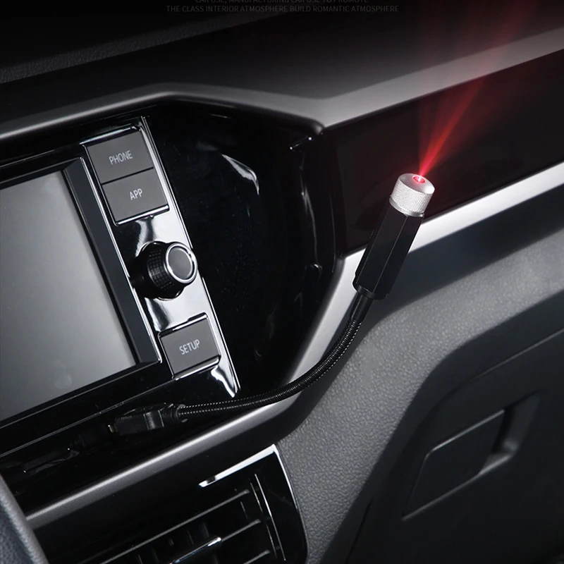 Потолочный светильник на крыше автомобиля светодиодный мини Звездный лазер