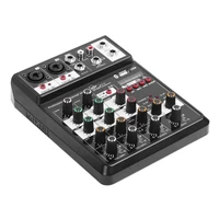 sound card audio mixer sound board console desk system interface 4 channel usb bluetooth dsp chip