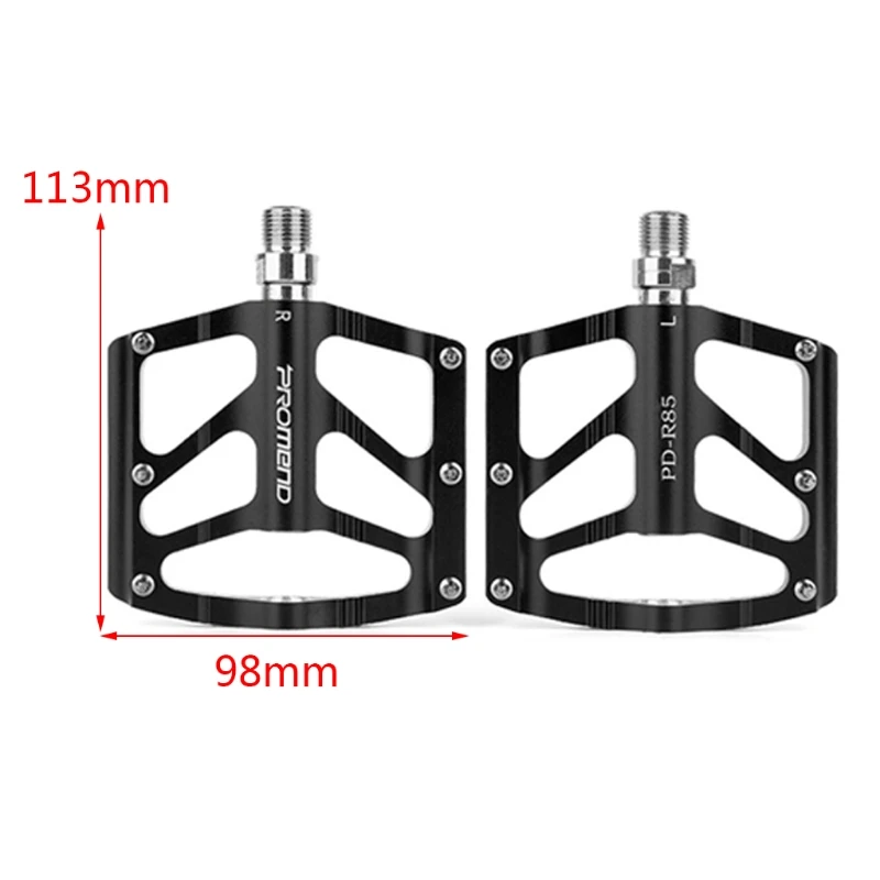 

Promend Palin Pedal Platform Pedals Bicycle Pedal 3 Bearing Mountain Bike Aluminum Alloy for MTB Road Bicycle