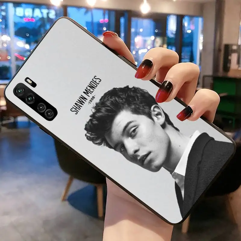 

Pop singer Shawn Mendes Magcon 98 Silicone Black Phone Case for Huawei P40 P30 P20 lite Pro Mate 30 20 Pro P Smart 2019 prime