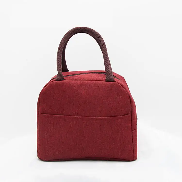 

Casual Students Picnic Lunch Box Travel Bags Keep Warm Aluminum Foil Nylon Women Men Weekend Bag Packing Cubes Carry On