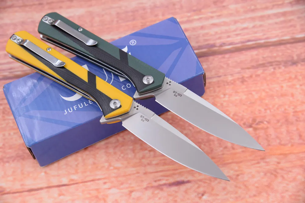 Реальный D2 шариковый подшипник складной G10 туристический охотничий кухонный нож