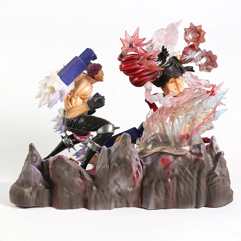 

One Piece Monkey D Luffy VS Charlotte Katakuri GK Statue One Piece Figure PVC Collectible Model Toy Gift