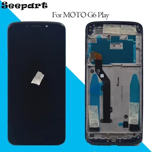 for motorola moto g6 play lcd display touch screen panel for xt1922 mobile phone lcds digitizer assembly replacement parts 5 7 free global shipping