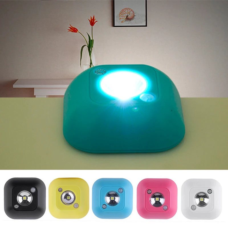 Квадратный светодиодный ночник для индукции человека пассивный инфракрасный