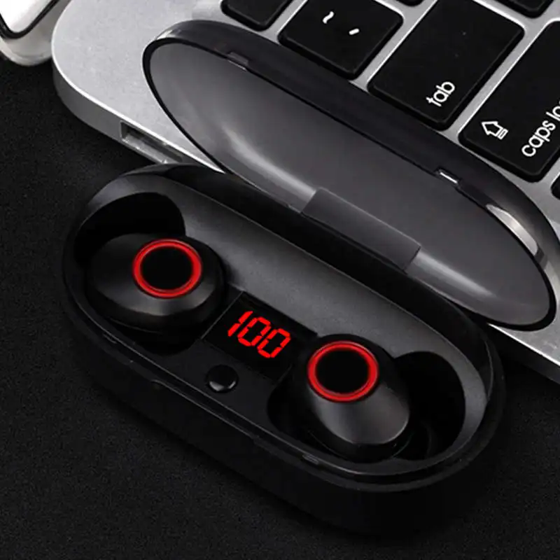 J29 Bluetooth 5.0 Tws Battery Display Mini Wireless Ear Buds Twins Earphone Headphones With Case Hands Free | Электроника