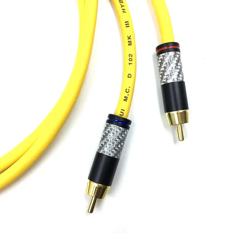 Пара Van Den Hul M C D102 MKIII гибридные аналоговые соединения RCA кабель для CD playe продукция