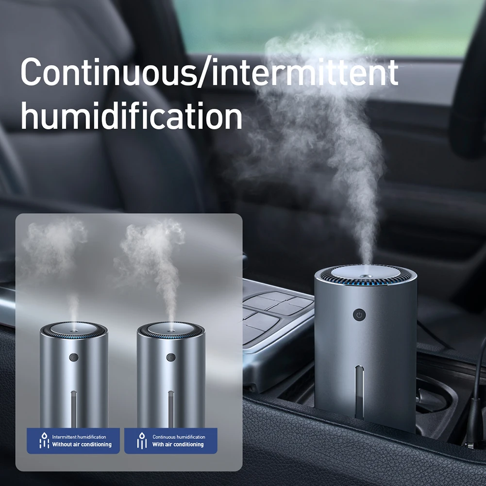 

Baseus 300ml Two-speed fog mode Car Humidifier Air Purifier Mini Desktop Air Spray Diffuser for Auto Home Office Bedroom