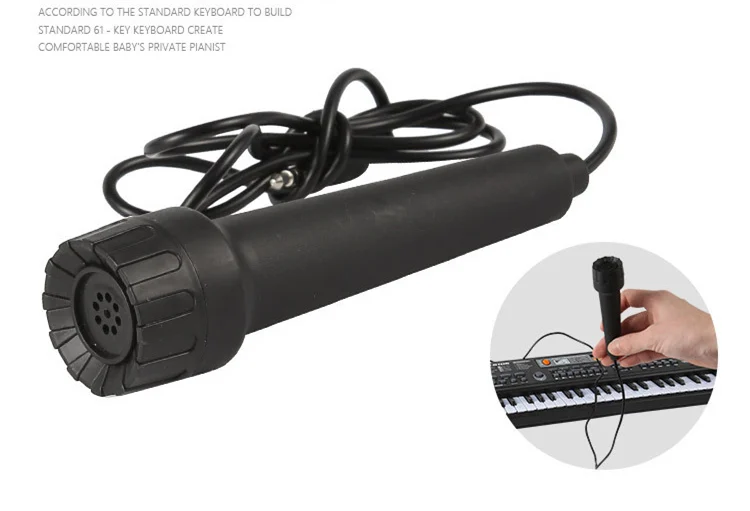 Детский letric Piano многофункциональный музыкальный инструмент 61 клавиша