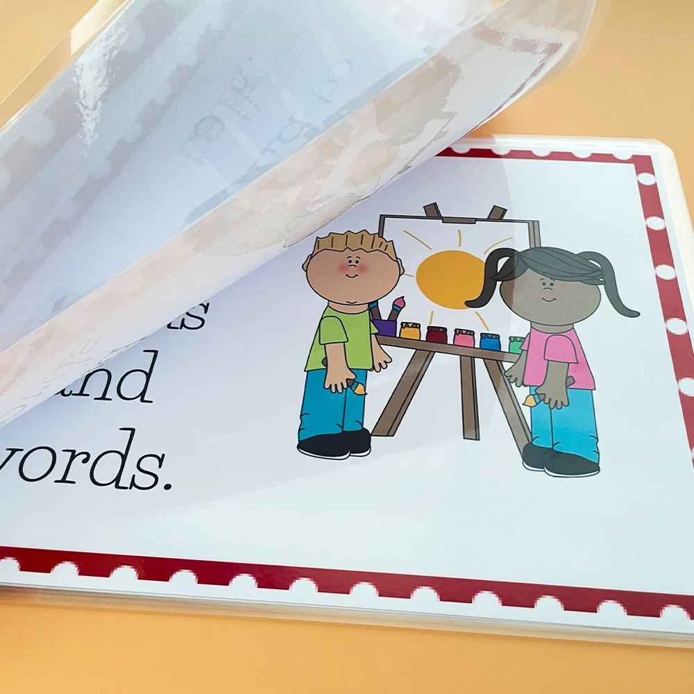 6 шт./партия учебные Плакаты для учебных классов набор украшений детского сада