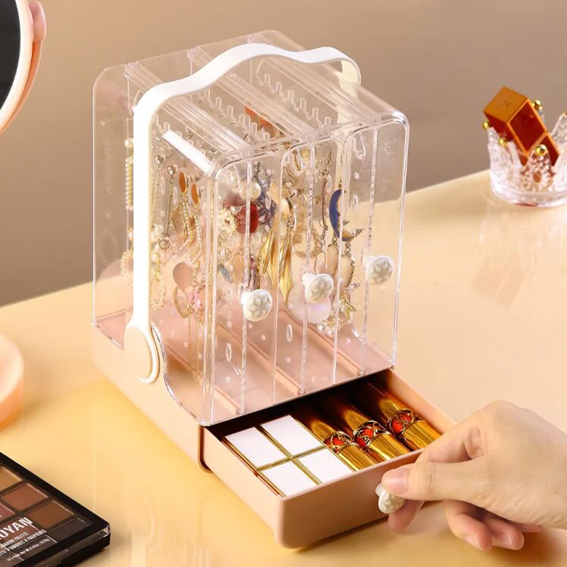 Коробка для хранения серег стеллаж ювелирных изделий органайзер держатель