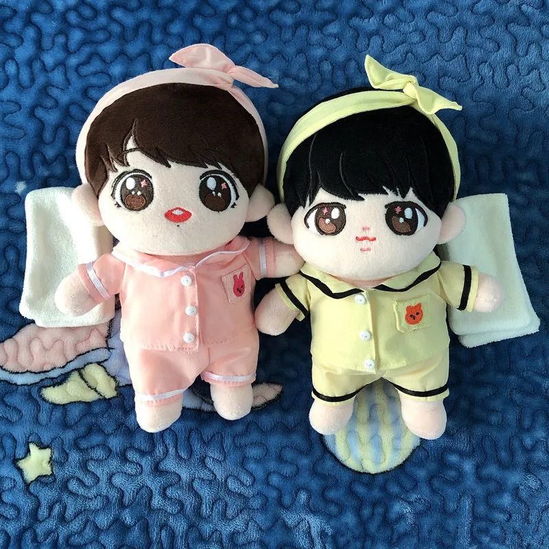 

Cosmile Kpop звезда JungKook Jimin 20 см плюшевая кукла игрушка с пижамой одежда милая косплей подарок C QC