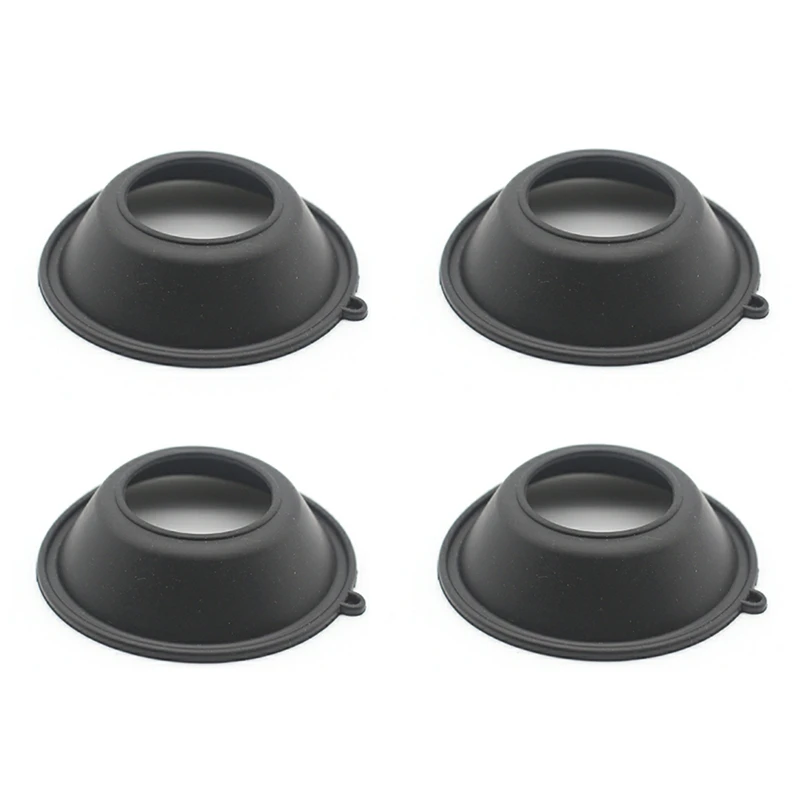 

Motorcycle 4Pcs Carburetor Film Diaphragm Rubber Carburetor Vacuum Membrane for Honda VLX400 Steed400 VLX/Steed 400