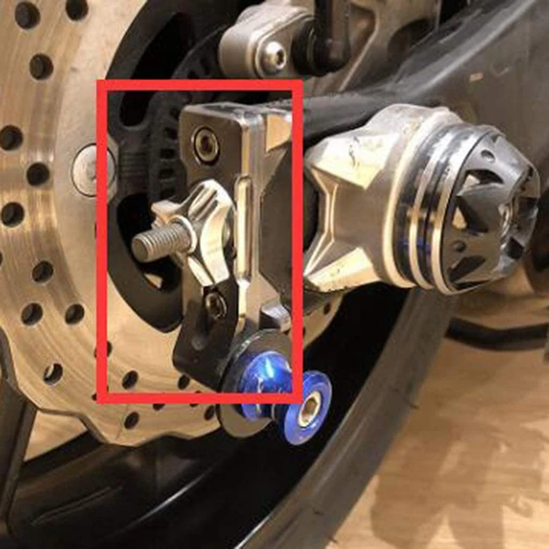 Аксессуары для мотоциклов CNC задняя ось шпиндельная цепь регулируемые блоки с