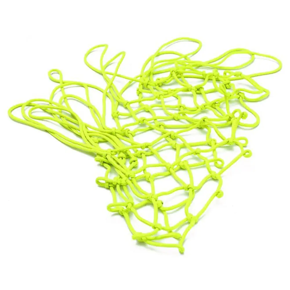 

45cm Nylon Yellow Luminescence Match Backboard Basket Net Outdoors Basketball Field Basketball Net Athletic Sports