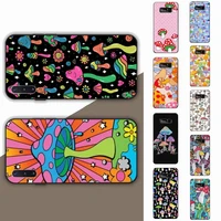lvtlv rainbow mushrooms phone case for samsung note 5 7 8 9 10 20 pro plus lite ultra a21 12 72