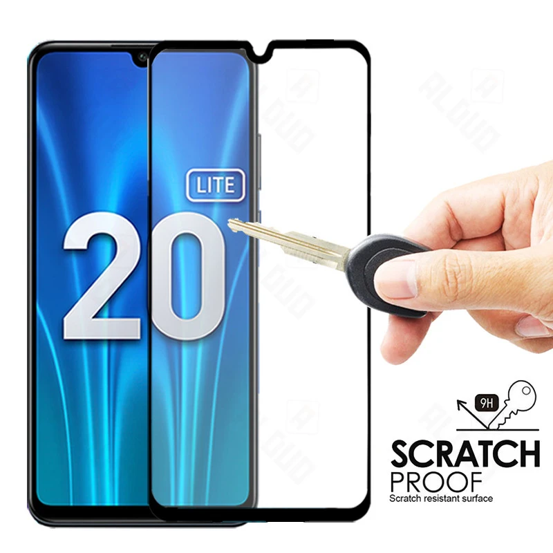 2 in 1 protective Glass For huawei honor 20 lite light 6.15 20lite screen protector camera lens glass | Мобильные телефоны и