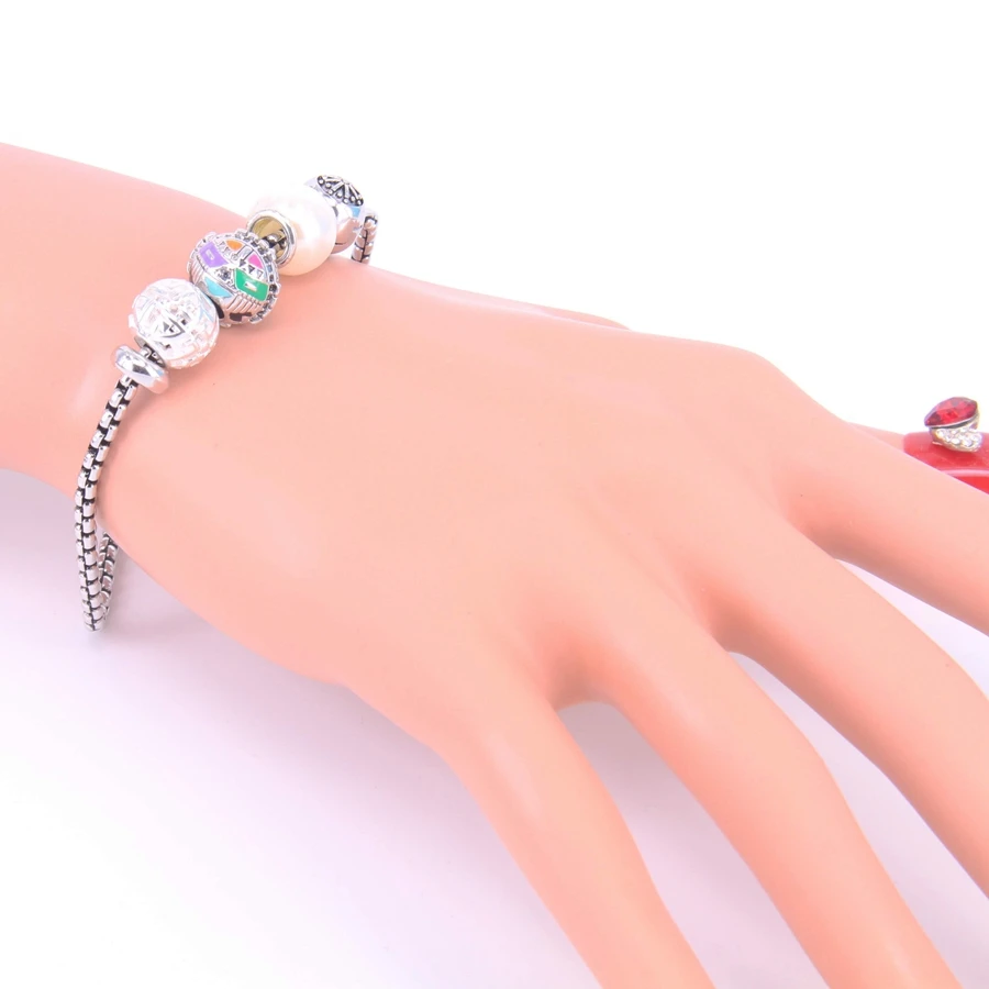 Браслет с бусинами Hemiston TS KM DIY надписью LOVE браслет в стиле Rebel Heart для мужчин KB541 |