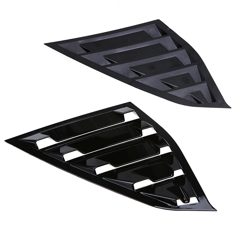 POSSBAY ABS Plastic Imitation Carbon Fiber Quarter Side Window Scoop Vent Louvers for Honda Accord Sedan 2018-Present | Автомобили и