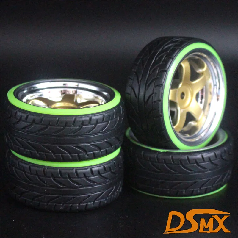 4 шт. пластиковые шины для дрифта колесные диски RC Car HPI HSP Гонки Redcat 94123/D4/D3 - купить