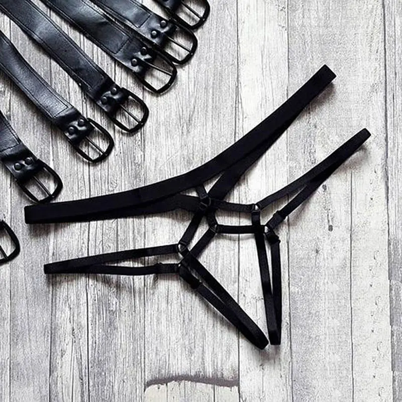 

Sexy Ladies Cotton Mesh Transparent Panties Thongs String Lingerie Low-rise Women Underwear Briefs