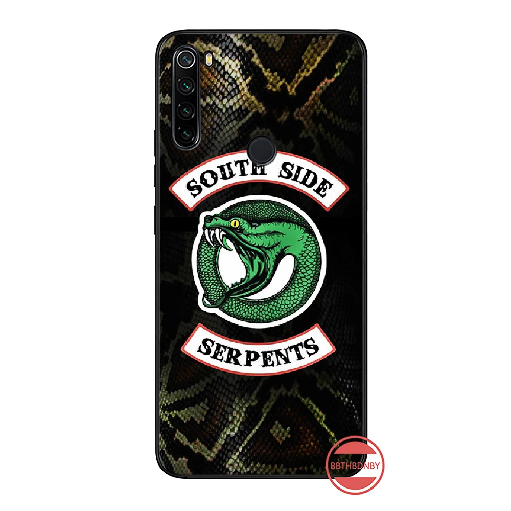 ТВ ривердейл &quotюжная сторона змеи&quot Змеиная кожа черный чехол для телефона