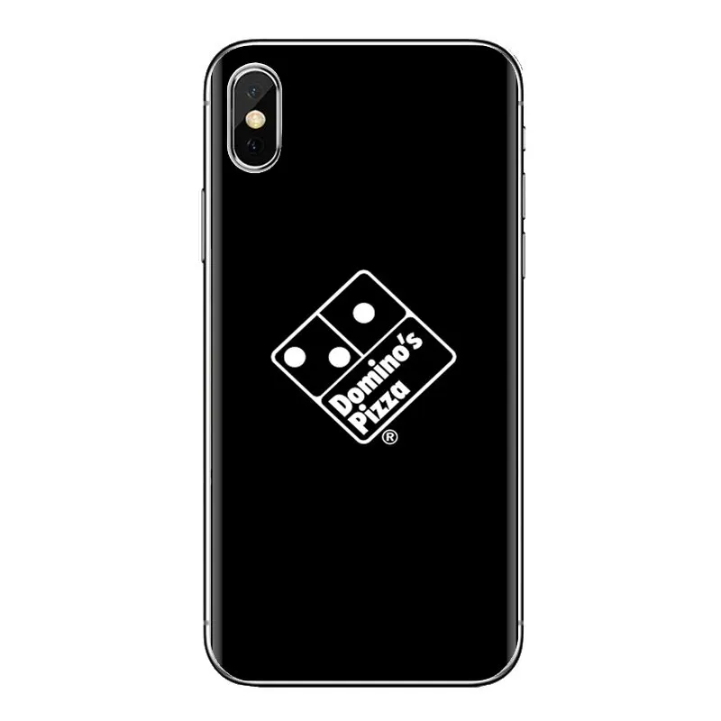Дизайн домино пиццы логотип узор ТПУ чехлы накладки для huawei G7 G8 P7 P8 P9 P10 P20 P30 Lite Mini