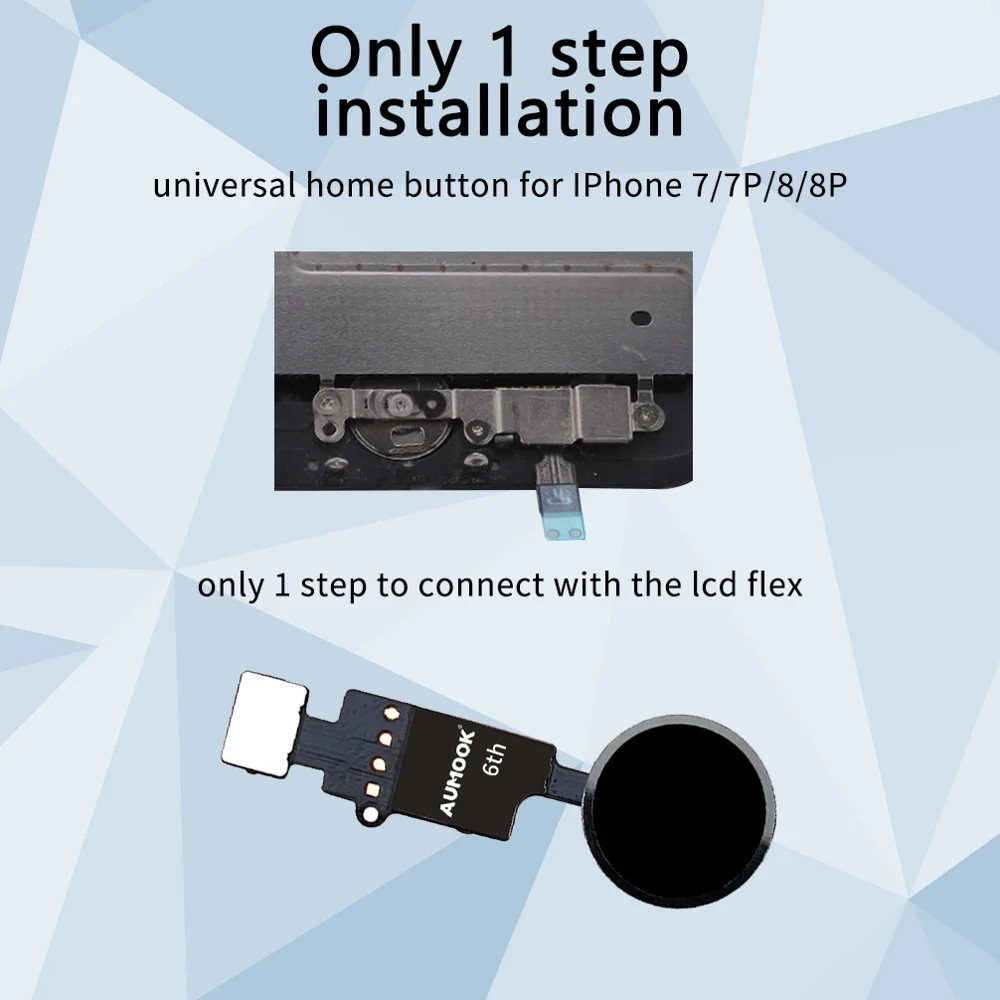 10 шт. кнопки для iPhone 7 plus 8 SE|Шлейфы мобильных телефонов| |