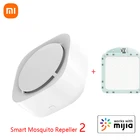 Репеллент от комаров Xiaomi Mijia 2, умный рассеиватель комаров с подсветкой, таймером, работает с приложением Mi Home