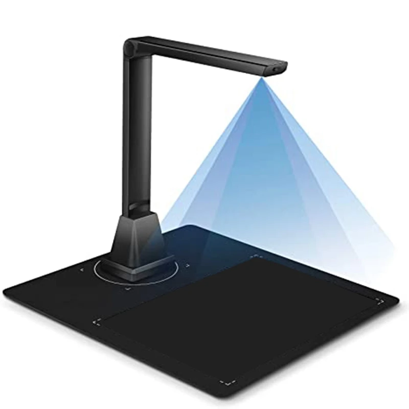 

Notebook Computer Document Camera, A4 Format OCR Function LED Light,Suitable for Long-Distance Learning in the Classroom