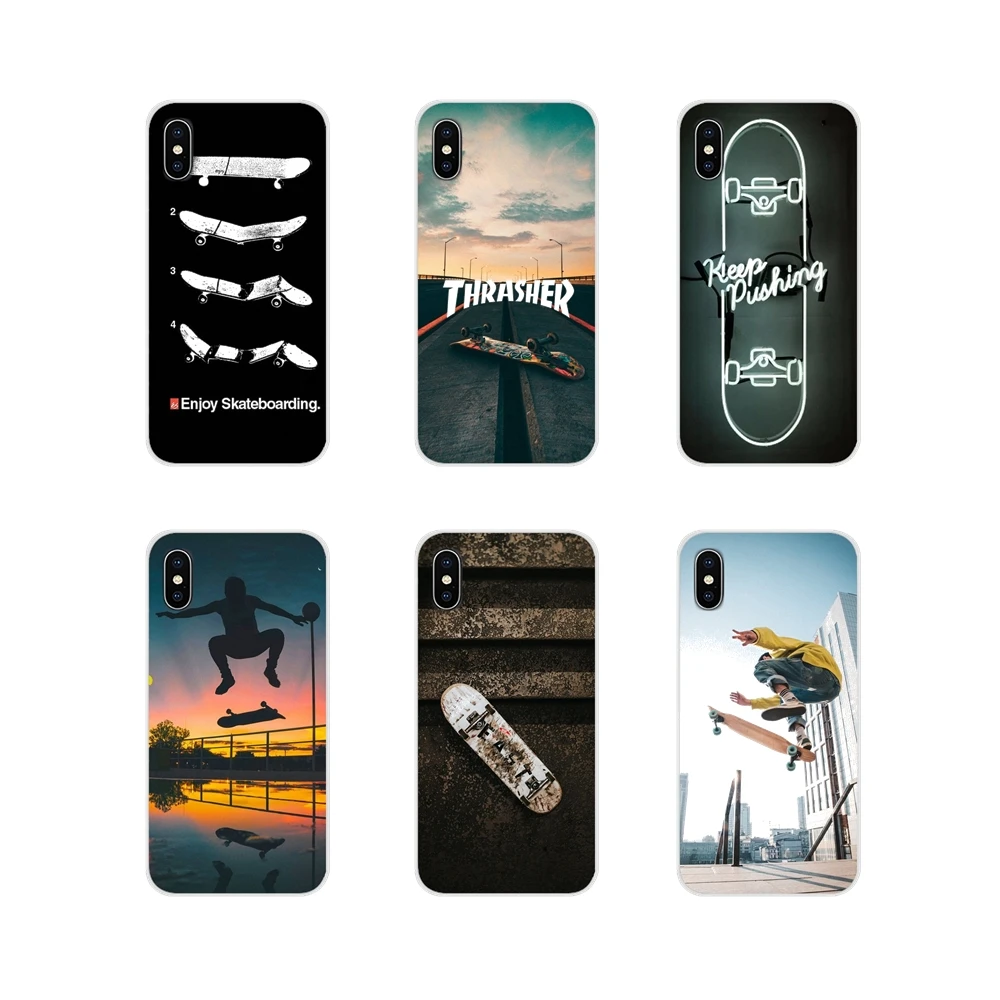 For Xiaomi Redmi Note 3 4 5 6 7 8 Pro Mi Max Mix 2 2S Pocophone F1 Sport skate board Newest Super Cute Accessories Shell Cover | Мобильные