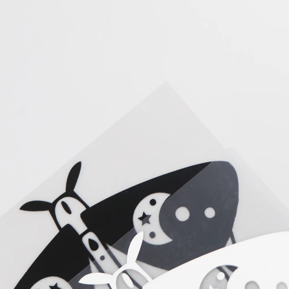 

YOJA 14.510.1CM Beautiful Moth Cartoon Animals Vinyl Car Stickers Decal Black/Silver 19C-0173