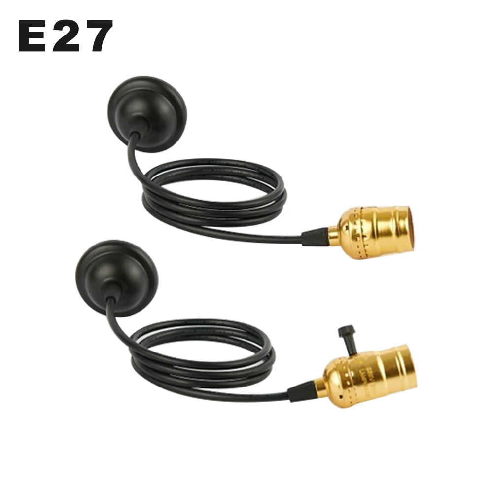 Винтажный Ретро держатель лампы Эдисона E27 винтовая лампа алюминиевый корпус