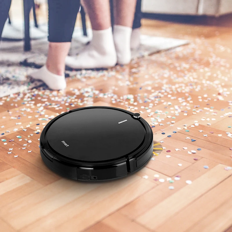 Fmart YZ-X1 Робот Пылесос APP и Голосовое Управление 1800pa Мощность Всасывания для Твердого Пола и Тонкого Ковра Влажная и Сухая Уборка