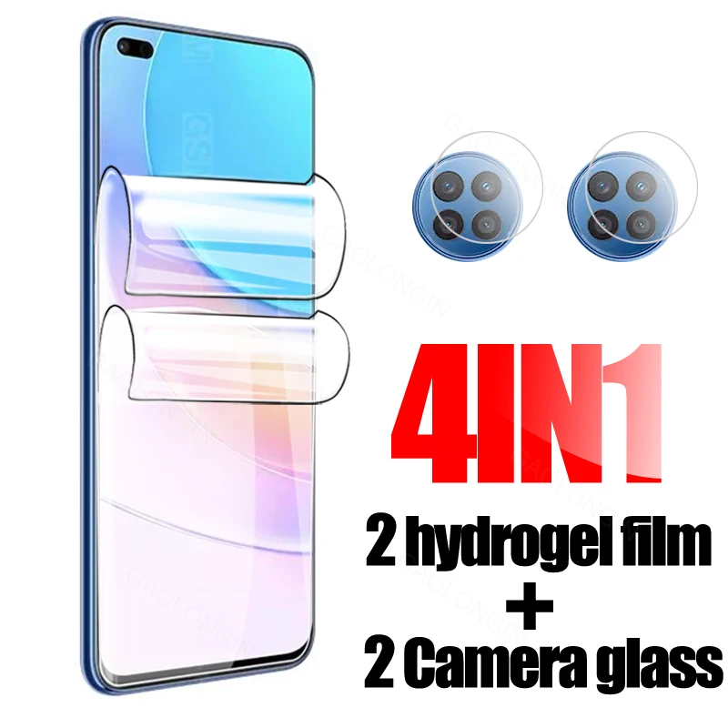

Full Cover Soft Hydrogel Film For Huawei Nova 8i Camera lens Protection Temperd glass For Hawei Nova8i 6.67" Screen Protector