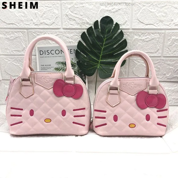 

Sanrio Kawaii Hello Kittyed Shoulder Hand Bag Women Lady Y2k Girl Party Cartoon Luxury Fashion Crossbody Messenger Bag Sac Tote