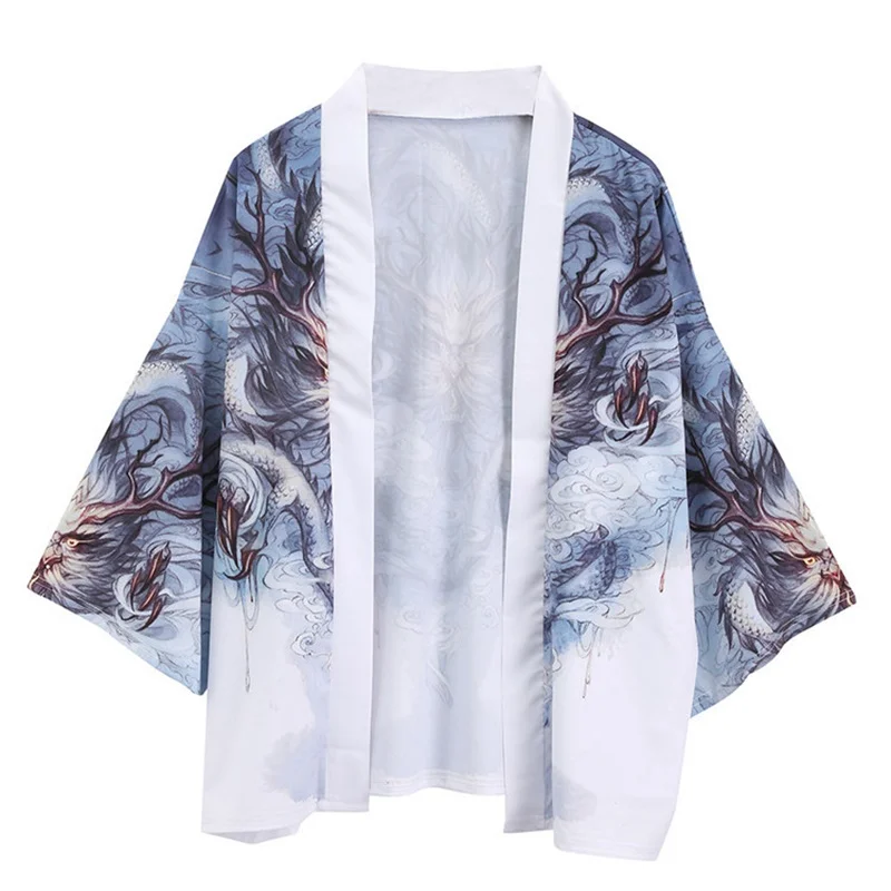 

Couple Kimono Cardigan Women Men Floral Kimono Mujer Long 2019 Summer Kimonos Plus Size Blouse Beach Harajuku Femininas FF2263