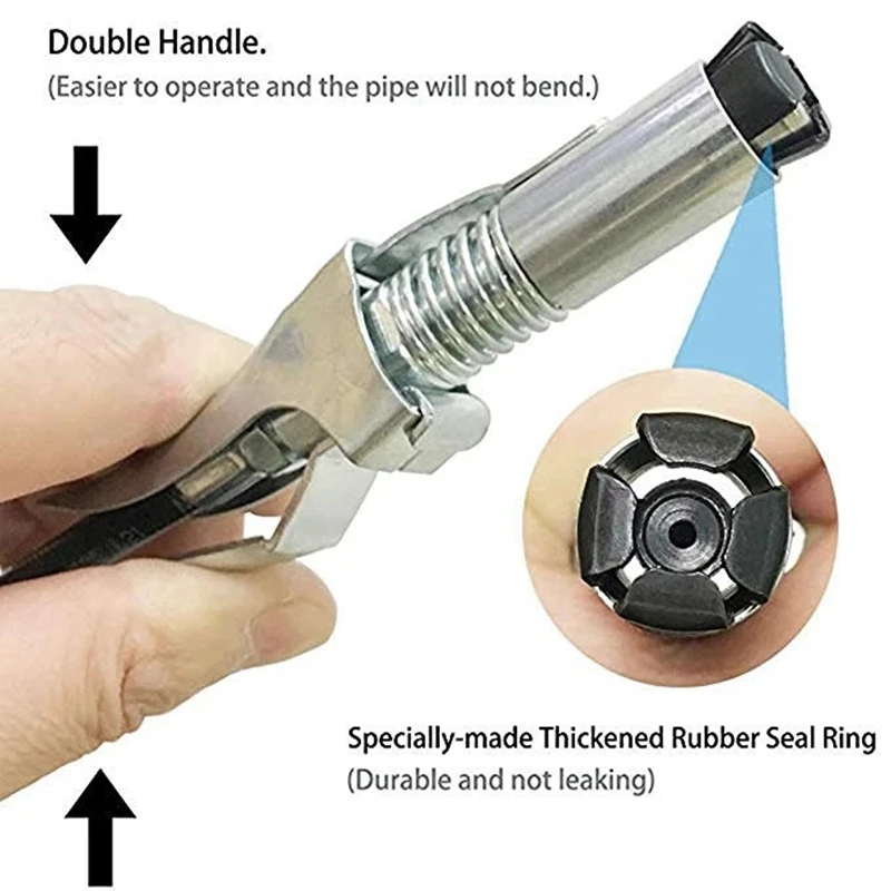 

Ez-Pz Lube 10,000 PSI Lock Grease Coupler High-pressure Oil Injection Nozzles Quick Release Grease Gun Car Replacement Parts
