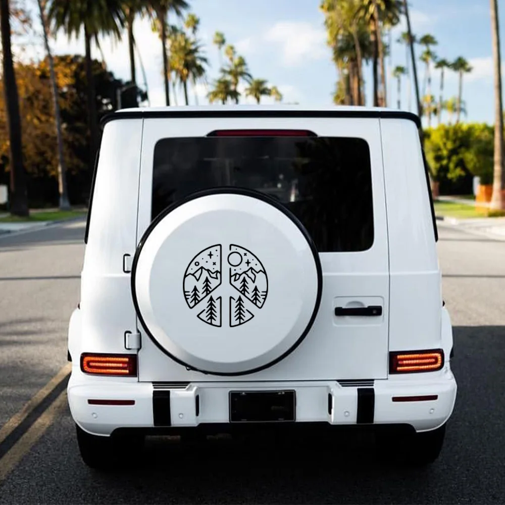 

Newest Mountain Car Sticker Vinly Decal For Car Decoration Car Styling Motorcycle Body Cool Covers Black/Silver