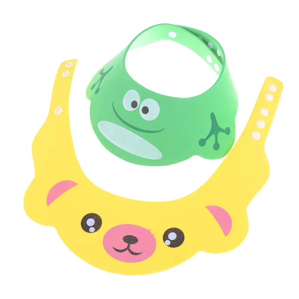 1 шт. шампунь Кепки Детская шляпа с козырьком для ванной регулируемым размером