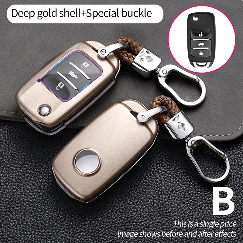 

Car Key Cover For Changan CS75 EADO CS35 RAETON CS15 V3 V5 V7 2 Buttons Remote Key Holder Decoration Auto Products