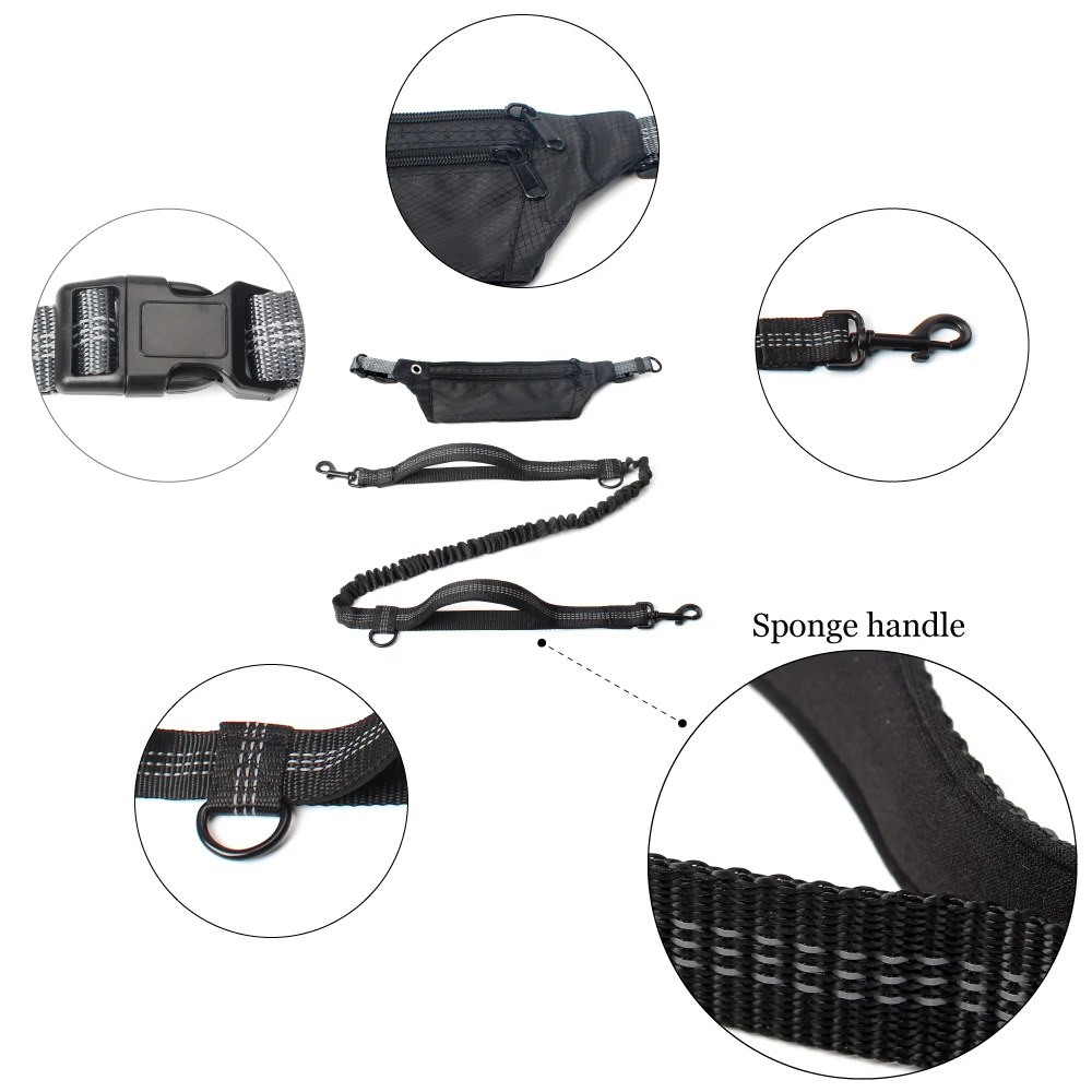 Поводок для собак Выдвижной Поводок-банджи бега ходьбы дрессировки туризма